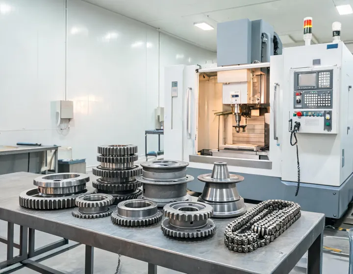 ANSI roller chain sprocket production line